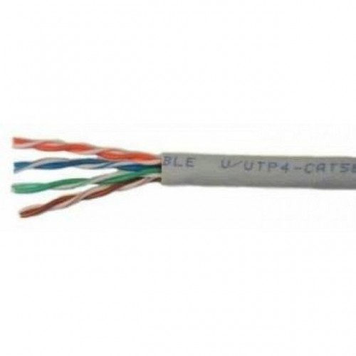 Кабель UTP4 Pairs cat 5E solid (AWG24) CCA grey 100м