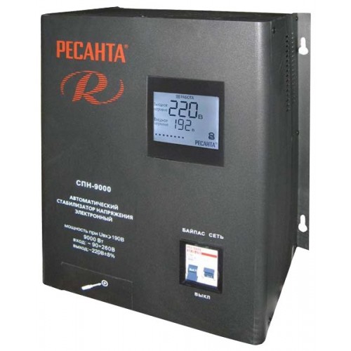 Стабилизатор напряжения Ресанта СПН-9000