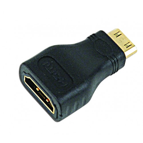 Переходник HDMI 19F -> miniHDMI 19M Gembird A-HDMI-FC, золотые разъемы