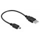 Кабель OTG Buro USB(f)-miniUSB, black, 0.2м (OTG_MINI)